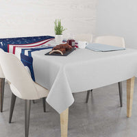 USA Eiffel Tower Tablecloth One Nation One Team - Wonder Print Shop