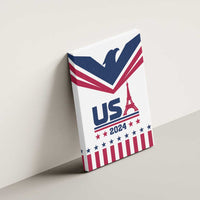 USA 2024 Eiffel Tower Canvas Wall Art United States Summer Sport - Wonder Print Shop