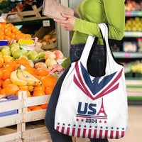 USA 2024 Eiffel Tower Grocery Bag United States Summer Sport