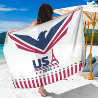 USA 2024 Eiffel Tower Sarong United States Summer Sport - Wonder Print Shop