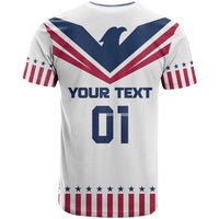 Custom USA 2024 Eiffel Tower T Shirt United States Summer Sport - Wonder Print Shop