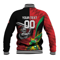 Custom Amazon Warriors Vs Knight Riders Baseball Jacket Trinbago and Guyana Face Off Cricket LT01