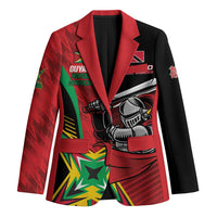 Custom Amazon Warriors Vs Knight Riders Blazer Trinbago and Guyana Face Off Cricket LT01