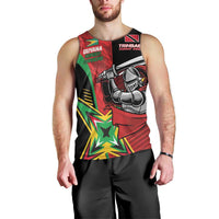 Custom Amazon Warriors Vs Knight Riders Men Tank Top Trinbago and Guyana Face Off Cricket LT01