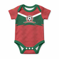 Custom Morocco 2026 Football Baby Onesie Atlas Lionesses Born Winners