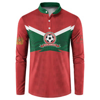 Custom Morocco 2026 Football Button Sweatshirt Atlas Lionesses Born Winners