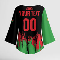 Custom Malawi 2026 Football Kimono Sleeve Blouse Go Scorchers Go Champions