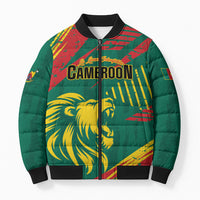 Custom Cameroon 2026 Football Bomber Puffer Jacket Les Lionnes Indomptables