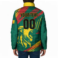 Custom Cameroon 2026 Football Padded Jacket Les Lionnes Indomptables
