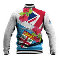 Fiji Day Baseball Jacket Fijian Hibiscus Special Version - Wonder Print Shop
