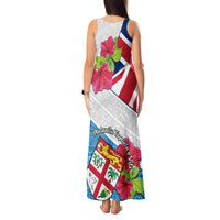 Fiji Day Tank Maxi Dress Fijian Hibiscus Special Version - Wonder Print Shop