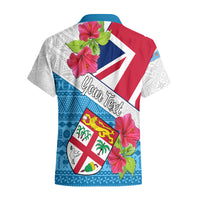 Personalised Fiji Day Hawaiian Shirt Fijian Hibiscus Special Version - Wonder Print Shop