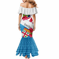 Personalised Fiji Day Mermaid Dress Fijian Hibiscus Special Version - Wonder Print Shop
