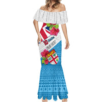 Personalised Fiji Day Mermaid Dress Fijian Hibiscus Special Version - Wonder Print Shop