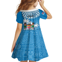 Fiji Family Matching Mermaid Dress and Hawaiian Shirt Bula Fijian Tapa Pattern - Wonder Print Shop