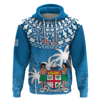 Fiji Hoodie Bula Fijian Tapa Pattern - Wonder Print Shop