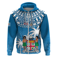 Fiji Hoodie Bula Fijian Tapa Pattern - Wonder Print Shop