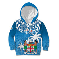 Fiji Kid Hoodie Bula Fijian Tapa Pattern - Wonder Print Shop
