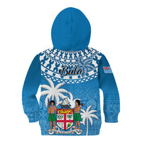 Fiji Kid Hoodie Bula Fijian Tapa Pattern - Wonder Print Shop