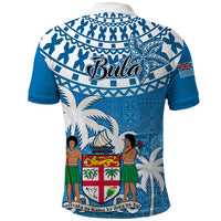 Fiji Polo Shirt Bula Fijian Tapa Pattern - Wonder Print Shop