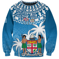 Fiji Sweatshirt Bula Fijian Tapa Pattern - Wonder Print Shop