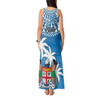 Fiji Tank Maxi Dress Bula Fijian Tapa Pattern - Wonder Print Shop
