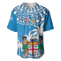 Personalised Fiji Baseball Jersey Bula Fijian Tapa Pattern - Wonder Print Shop