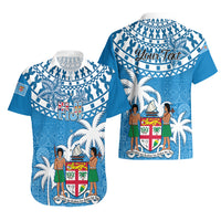 Personalised Fiji Hawaiian Shirt Bula Fijian Tapa Pattern - Wonder Print Shop