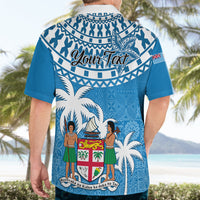Personalised Fiji Hawaiian Shirt Bula Fijian Tapa Pattern - Wonder Print Shop