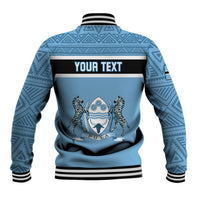 Personalised Botswana Baseball Jacket Tswana Pula African Pattern - Wonder Print Shop