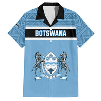 Personalised Botswana Family Matching Mermaid Dress and Hawaiian Shirt Tswana Pula African Pattern - Wonder Print Shop