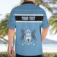 Personalised Botswana Hawaiian Shirt Tswana Pula African Pattern - Wonder Print Shop