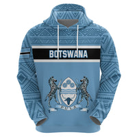 Personalised Botswana Hoodie Tswana Pula African Pattern - Wonder Print Shop