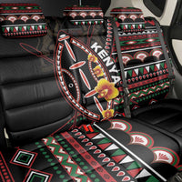 Kenya Back Car Seat Cover Jamhuri ya Kenya Shield - Wonder Print Shop