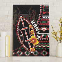 Kenya Canvas Wall Art Jamhuri ya Kenya Shield - Wonder Print Shop