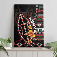 Kenya Canvas Wall Art Jamhuri ya Kenya Shield - Wonder Print Shop