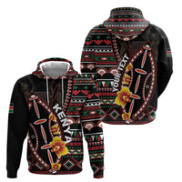 Personalized Kenya Hoodie Jamhuri ya Kenya Shield - Wonder Print Shop