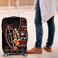 Kenya Luggage Cover Jamhuri ya Kenya Shield - Wonder Print Shop