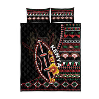 Kenya Quilt Bed Set Jamhuri ya Kenya Shield - Wonder Print Shop