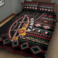 Kenya Quilt Bed Set Jamhuri ya Kenya Shield - Wonder Print Shop