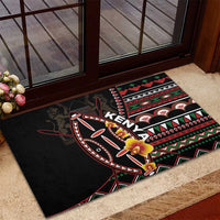 Kenya Rubber Doormat Jamhuri ya Kenya Shield - Wonder Print Shop