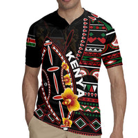 Personalized Kenya Rugby Jersey Jamhuri ya Kenya Shield - Wonder Print Shop