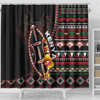 Kenya Shower Curtain Jamhuri ya Kenya Shield
