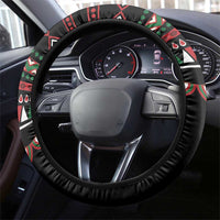 Kenya Steering Wheel Cover Jamhuri ya Kenya Shield - Wonder Print Shop