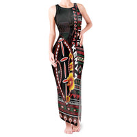 Personalized Kenya Tank Maxi Dress Jamhuri ya Kenya Shield - Wonder Print Shop