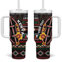Personalized Kenya Tumbler With Handle Jamhuri ya Kenya Shield - Wonder Print Shop