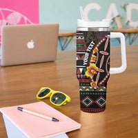 Personalized Kenya Tumbler With Handle Jamhuri ya Kenya Shield - Wonder Print Shop