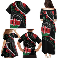 Personalized Kenya Family Matching Puletasi and Hawaiian Shirt Harambee African Pattern - Wonder Print Shop