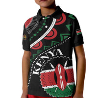 Personalized Kenya Kid Polo Shirt Harambee African Pattern - Wonder Print Shop