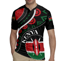 Personalized Kenya Rugby Jersey Harambee African Pattern - Wonder Print Shop